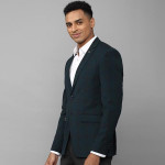 Men Single-Breasted Formal Blazer