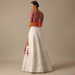 Embellished Thread Work Lehenga & Blouse With Dupatta